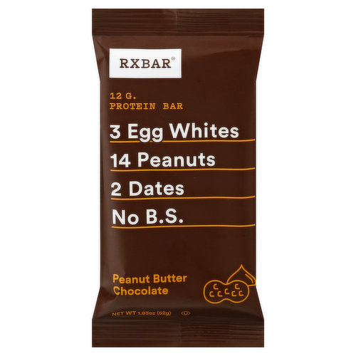 RxBar Protein Bar, Peanut Butter Chocolate