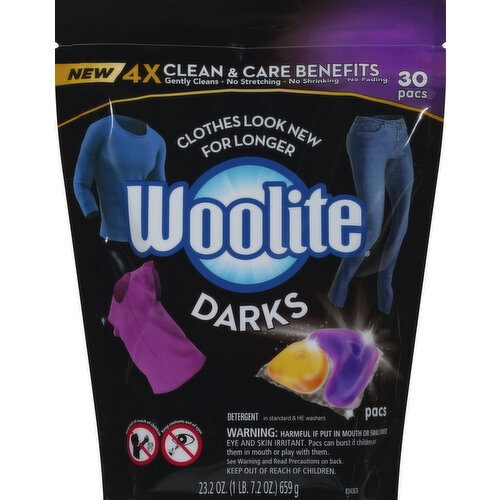 Woolite Darks HE Pacs Detergent 23.2 oz