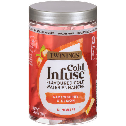 Twinings Cold Infuse Strawberry & Lemon Cold Water Enhancer