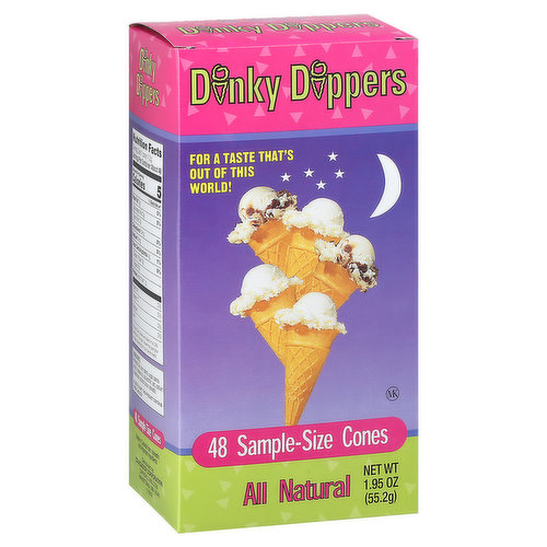 Litttle Dippers Cones, Sample-Size, All Natural