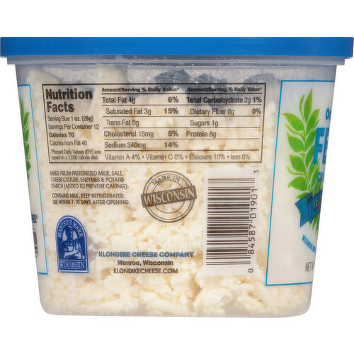 Odyssey Feta, Traditional, Crumbled