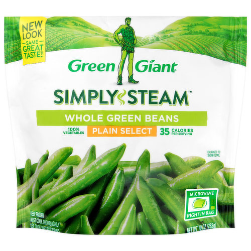 Green Giant Simply Steam Whole Green Beans, Plain Select