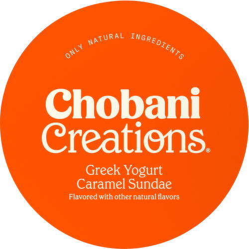 Chobani Creations Yogurt, Greek, Caramel Sundae