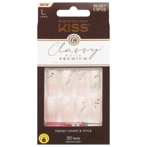 Kiss Classy Nails, Premium, Long