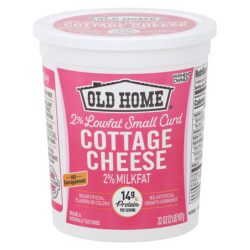 Naturally cultured. No carrageenan. No artificial growth hormones (Our farmers pledge no artificial growth hormones. No significant difference has been shown in milk from cows treated with the artificial growth hormone rbST and non rbST treated cows). Quality foods since 1925. Quality from award winning Old Home Foods. Pasteurized. Please recycle. Women owned.