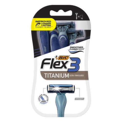 BiC Flex 3 Razor, Titanium