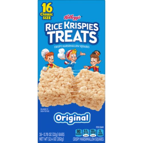 Rice Krispies Treats Crispy Marshmallow Squares, Original, Value Pack