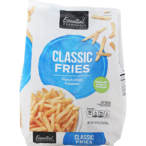 Great Value Regular Cut French Fried Potatoes, 32 oz Bag (Frozen)