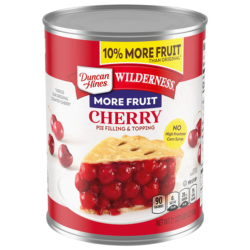 Duncan Hines Wilderness Pie Filling & Topping, Cherry