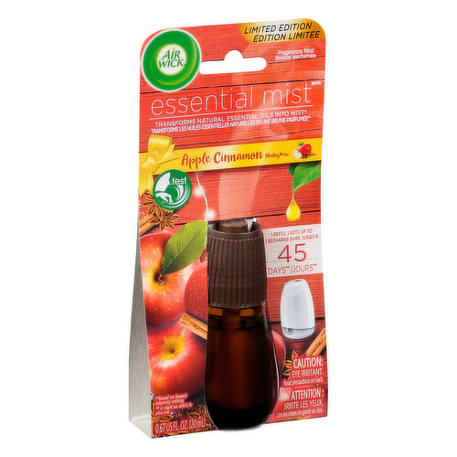 Air Wick Essential Mist Fragrance Mist, Apple Cinnamon Medley