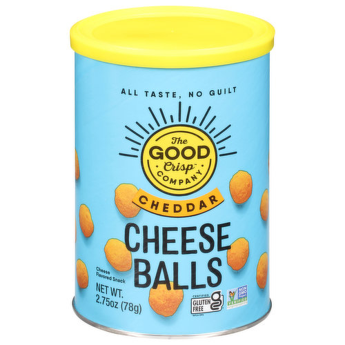 The Good Crisp Company Cheese Balls, Cheddar