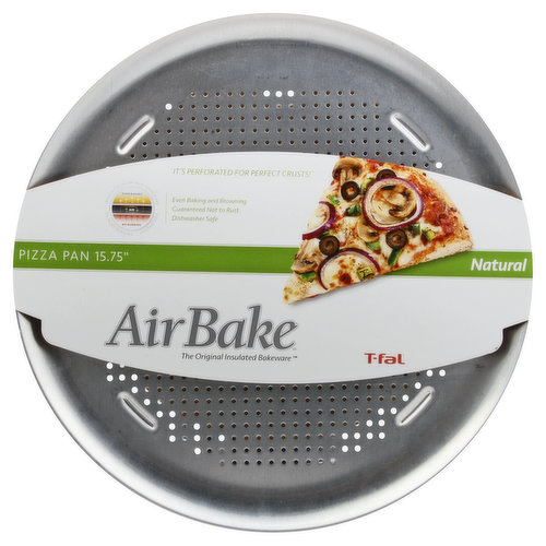 T-fal Air Bake Pizza Pan, 15.75 Inch, Natural