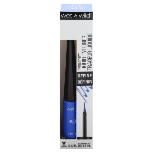 Wet n Wild Megaliner Eyeliner, Liquid, Voltage Blue 873A