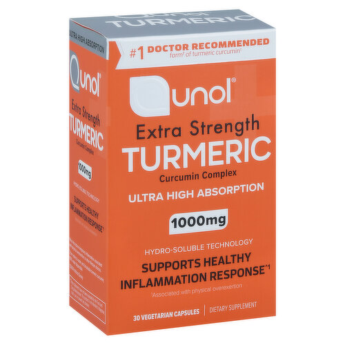 Qunol Turmeric, Extra Strength, 1000 mg, Capsules