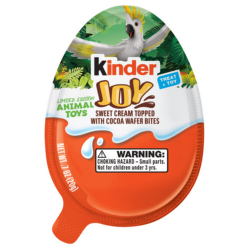 Kinder Joy Treat + Toy, Animal Toys