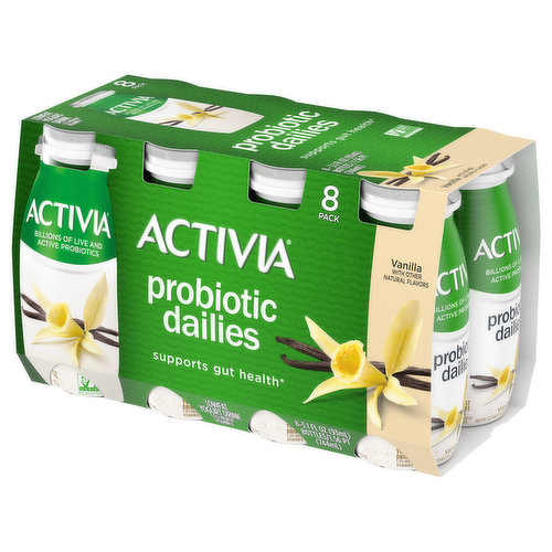 Activia Vanilla Probiotic Yogurt, Delicious Lowfat Yogurt Cups to