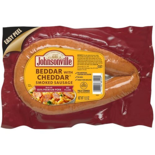 Johnsonville Beddar With Cheddar Smoked Sausage