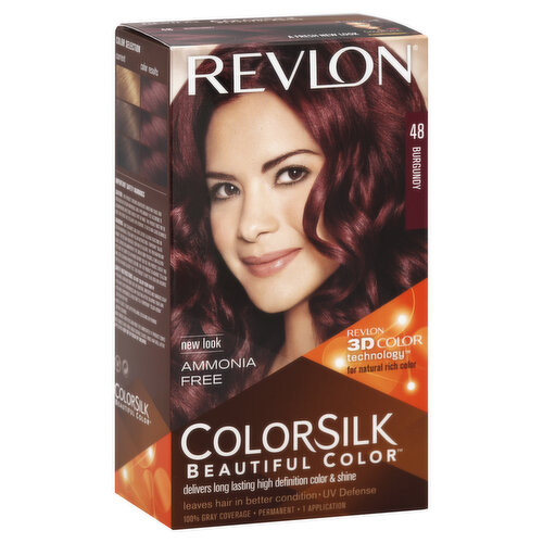 Colorsilk Beautiful Color Permanent Color Burgundy, 48