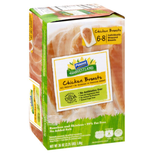 Perdue Harvestland Chicken Breasts, Boneless and Skinless