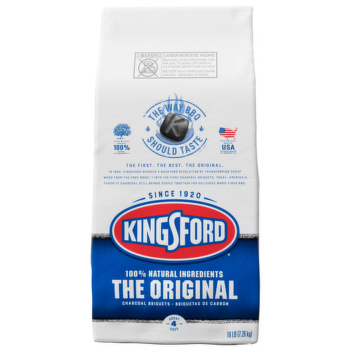 In 1920, Kingsford sparked a backyard revolution by transforming scrap wood from the ford model t into the first charcoal briquets. Today, America's favorite charcoal still brings people together for delicious, wood-fired BBQ.