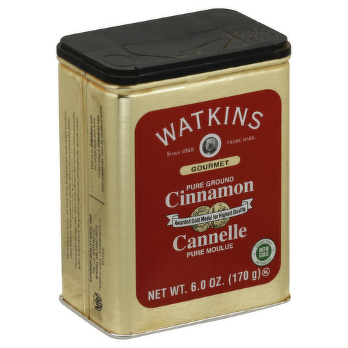 Watkins Cinnamon, Pure, Ground