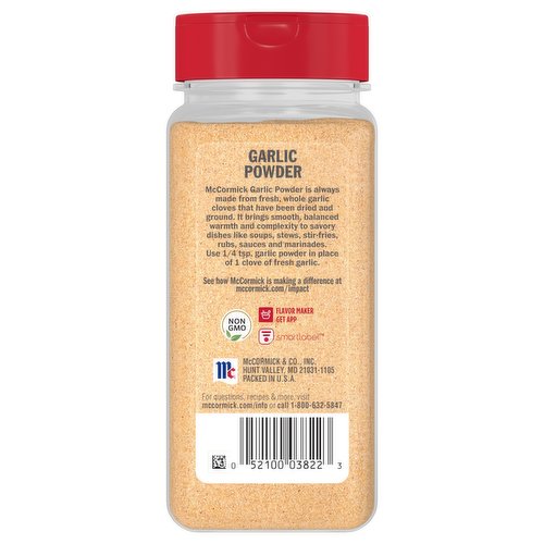 Mccormick Garlic Powder - 8.75 oz