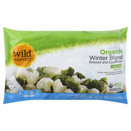 Wild Harvest Winter Blend, Organic, Broccoli and Cauliflower