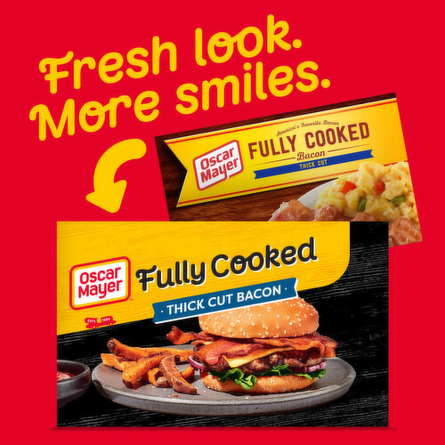 Oscar Mayer Fully Cooked Thick Cut Bacon