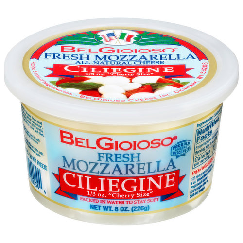BelGioioso Cheese, Mozzarella, Ciliegine, Fresh