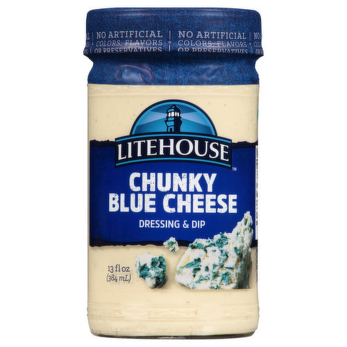 Litehouse Dressing & Dip, Chunky Blue Cheese