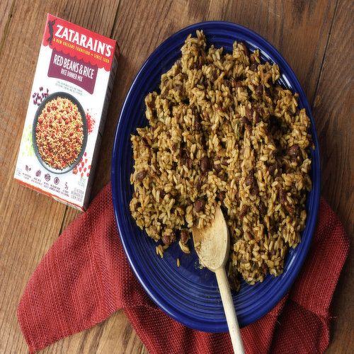 Zatarain's Reduced Sodium Red Beans & Rice, 8 oz (Pack of 12) 8 Ounce (Pack  of 12)