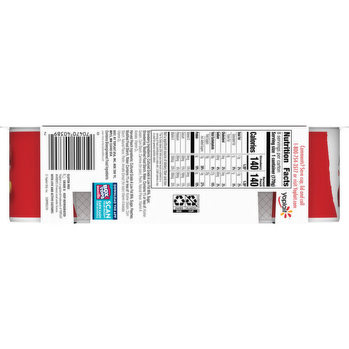 Yoplait Original Low Fat Strawberry/Harvest Peach Yogurt