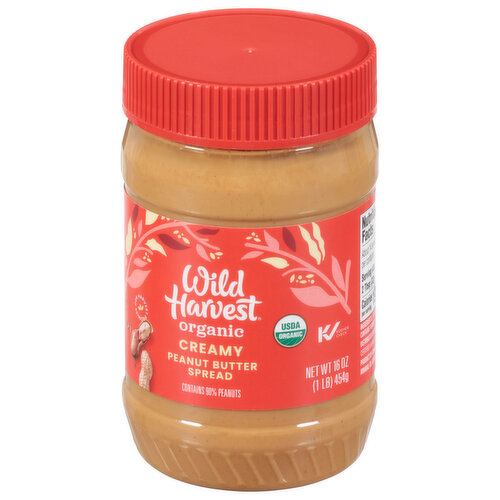 Wild Harvest Organic Creamy Peanut Butter Spread