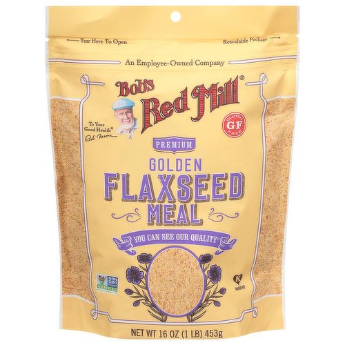 Bob's Red Mill Flax Seed Meal, Golden, Premium
