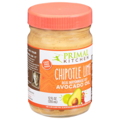 Primal Kitchen Chipotle Lime Mayo with Avocado Oil, 12 oz.