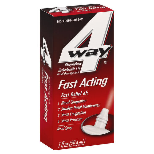 4-Way Nasal Spray, Fast Acting