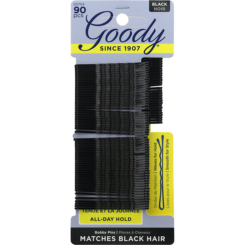 Goody Ouchless Bobby Pins, Brown - 48 pins