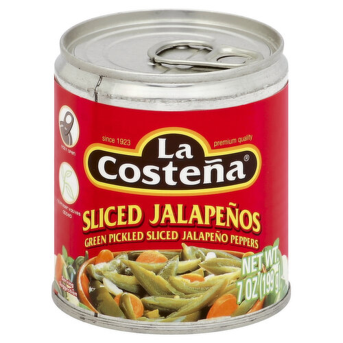 La Costena Jalapenos, Sliced