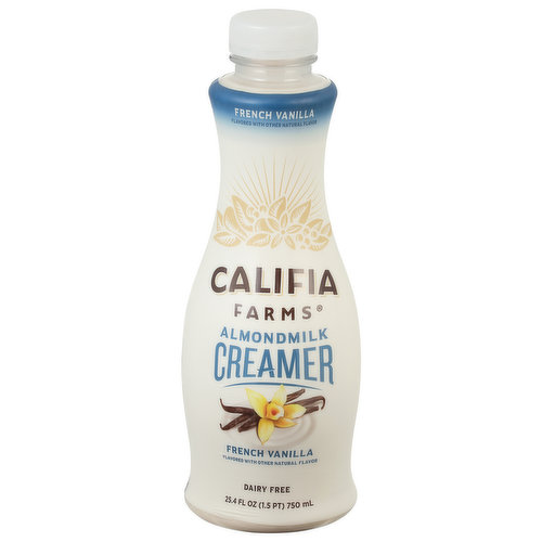 Califia Farms Creamer, Almondmilk, French Vanilla