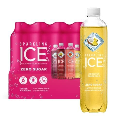 Sparkling Ice Bold, crisp and tropical, these four flavor favorites pack a real punch. The Sparkling Ice Pink Pack (Black Cherry, Peach Nectarine, Coconut Pineapple, Fruit Punch) includes four refreshing, zero-sugar flavors to keep you hydrated and happy.