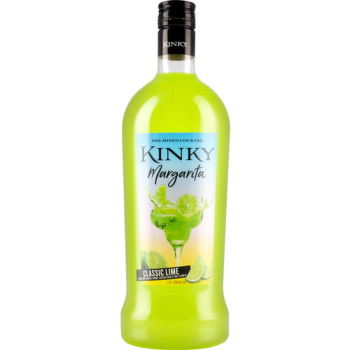 Kinky Pre-Mixed Margarita is bursting with lime flavor; a perfect balance of sweet, sour, & delicious!