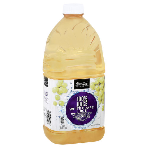 Essential Everyday 100% Juice, White Grape