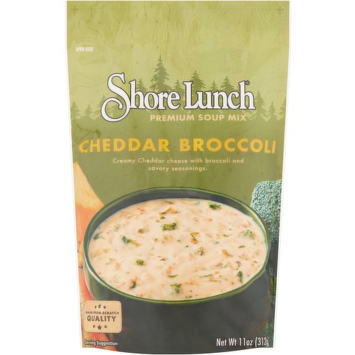 Shore Lunch Cheddar Broccoli Soup Mix 11 OZ