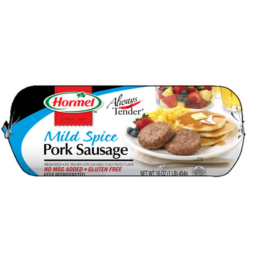 Hormel Sausage, Pork, Mild Spice