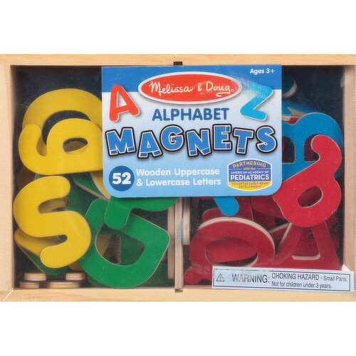 Wooden Letter Alphabet Magnets