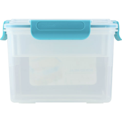 Plastic Pantry Box Transparent Storage Box Container Clip Handle Food Grade  BPA Free Kitchen-food-flour-storage-container-tub-box-biscuits 