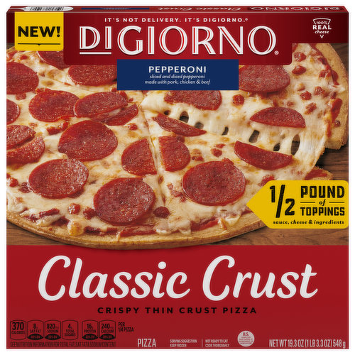 DiGiorno Pizza, Classic Crust, Pepperoni