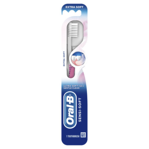 Oral-B Sensi-Soft Sensi-Soft Toothbrush, Extra Soft, 1 Count