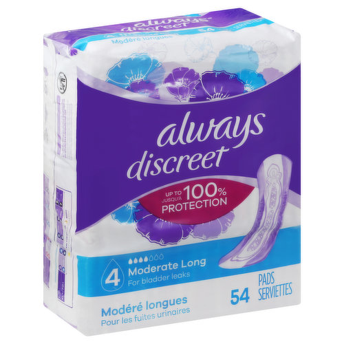 Pads, Moderate Long, Lightly Scented