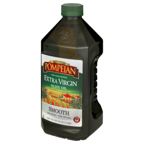 Pompeian Olive Oil, Extra Virgin, Smooth